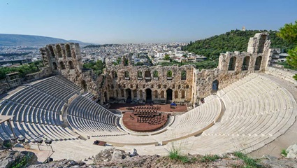 An image of the famous Odeon of Herodes Atticus