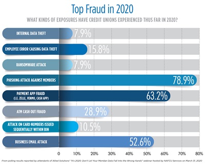 Top Fraud in 2020 Poll Infographic.